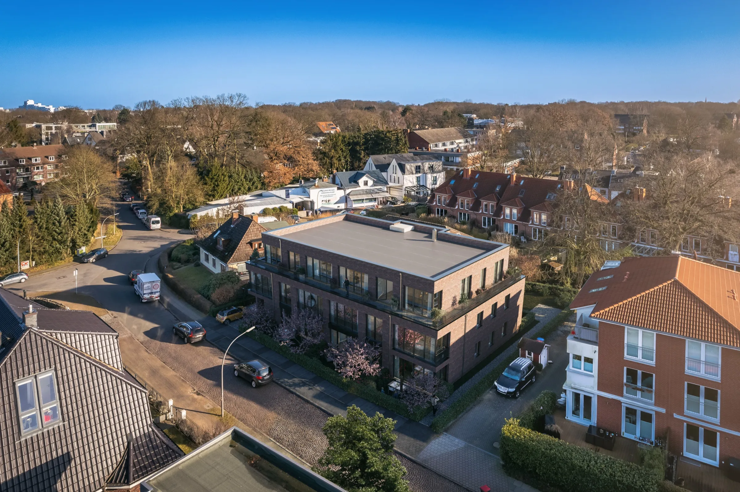 Luftaufnahme von Am Eichenplatz 16 in Hamburg-Osdorf